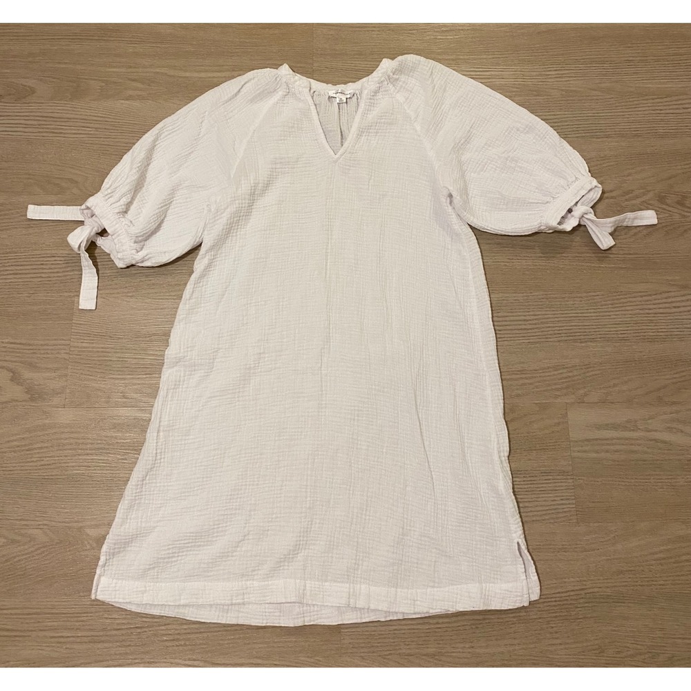 Summersalt The Going Places Gauze Cover Up Dress XS White Beach Resort Vacation